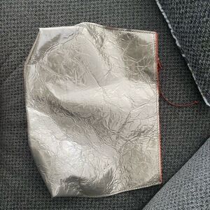 BMAY gold leather clutch BRAND NEW